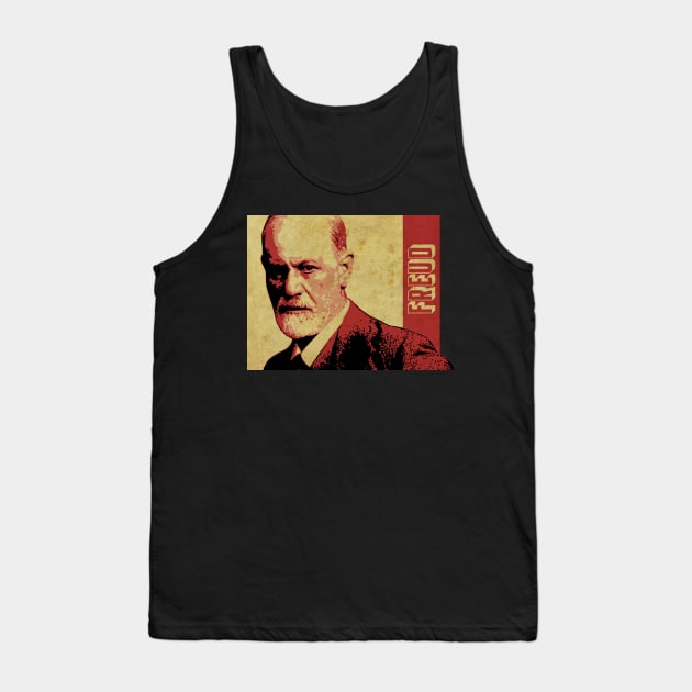 Vintage Freud Tank Top by CTShirts